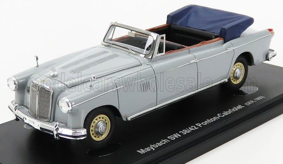 MERCEDES MAYBACH SW 38/42 PONTON CABRIOLET OPEN 1950 - GRIJS