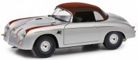 Porsche 356 SPEEDSTER HARD TOP OUTLAW , argent ,rouge