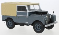 Land Rover Series I, gris foncé/matt-beige, RHD, fermer, 1957