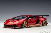 Lamborghini Aventador Liberty Walk LB-Works Limited Edition  , Hyper Rood met gouden accenten