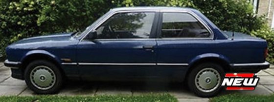 BMW 323I (E30) 1982 blue metallic