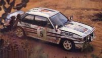 Opel Ascona 400 #5 W. Rohrl/C.Geisterdorfer 2nd place Marlboro Safari Rally 1982