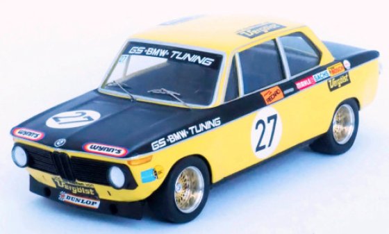 BMW 2002, No.27, GS BMW Tuning, Vergölst, 6h Nürburgring, D.Basche/J.Barth, 1972