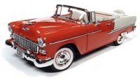 Chevy Bel Air Convertible,1955 , rouge  ,blanc