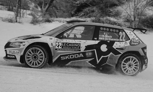 Skoda Fabia Rally 2 EVO, No.22, Rally Monte Carlo 