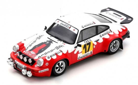 PORSCHE 911 CARRERA N°17 RALLYE MONTE CARLO 1977 FRANCIS BONDIL - DENISE EMMANUELLI
