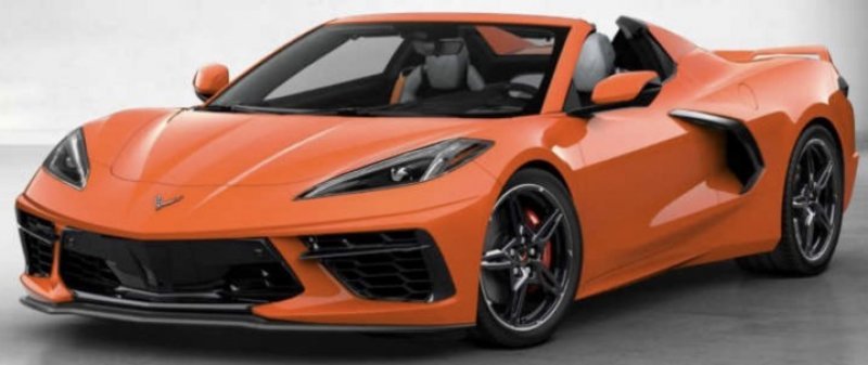 CHEVROLET CORVETTE C8 Cabriolet 2020 oranje