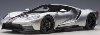 FORD GT 2017  zilver , zwarte strepen