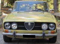 ALFA ROMEO 2000 BERLINA 1971 - JAUNE PIPER 116