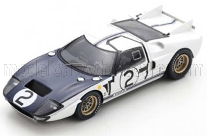 FORD GT40 MK2 N°2 24H LE MANS 1965 P. HILL - C. A