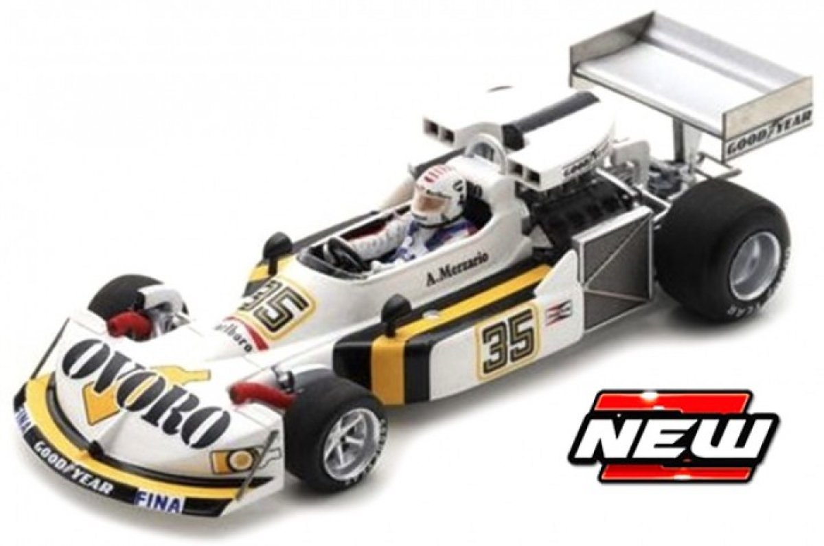 【現金特価】 Schaalmodel 1976 Gp Spanish Merzario Arturo #35 761 F1 March レーシングカー