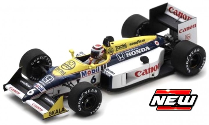 WILLIAMS F1 FW11B #6 NELSON PIQUET WINNER HUNGARY 