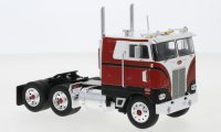 Peterbilt 352 Pacemaker, rood , wit, 1979