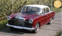 Mercedes-Benz 200 1966 , Rouge