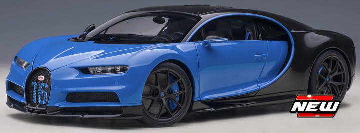 Bugatti CHIRON SPORT 2019 , Blauw , carbon