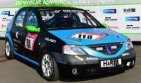 DACIA - LOGAN TEAM SWIFTWING.DE N 118 24h NURBURGRING 2021 O.KRIESE - M.LACHMAYER - M.CHAROUDIN , ZWART / BLAUW