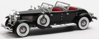 DUESENBERG SJ 2608 TORPEDO PHEATON WALKER CABRIOLET OPEN 1930 - zwart