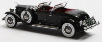 DUESENBERG SJ 2608 TORPEDO PHEATON WALKER CABRIOLET OPEN 1930 - zwart