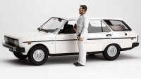 FIAT 131 PANORAMA SW 1981 - MOVIE - BIANCO ROSSO E VERDONE , avec figurine