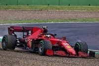 FERRARI SF21 F1 SCUDERIA FERRARI - CARLOS SAINZ - EMIGLIA ROMAGNA GP 2021 W INTERMEDIATE TYRES