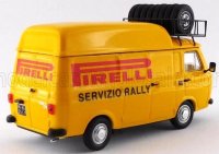 FIAT 238 VAN TETTO ALTO CON PORTAPACCHI PIRELLI ASSISTENZA RALLY 1973 - HIGH ROOF WITH RACK