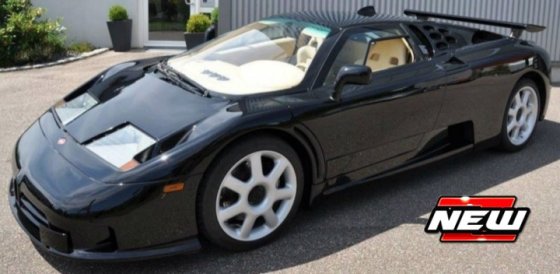 Bugatti EB110 SS , noir