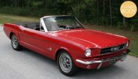 Ford Mustang Convertible 1966 - Rouge , 0 ouverts