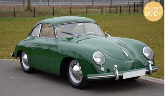 Porsche 356 Coupé 1954 modèle réduit 1/18 de Norev