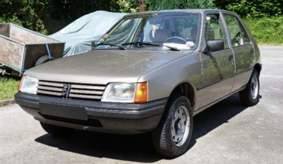 Peugeot 205 GL 1988 - Licht Bruin , 0 openingen