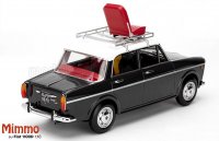 FIAT - 1100D WITH MIMMO FIGURE (CARLO VERDONE) 1981 BIANCO ROSSO E VERDONE MOVIE , Grijs