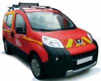 PEUGEOT - BIPPER VAN FIRE ENGINE 2009 - Rouge Jaune