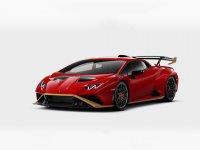 LAMBORGHINI HURACAN STO - ROSSO EFESTO WITH ORO ELIOS FRAMES , Rouge