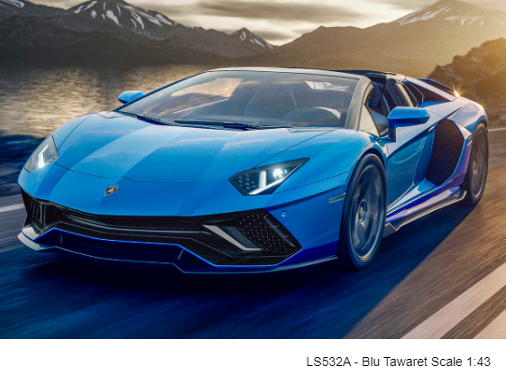 LAMBORGHINI ULTIMAE ROADSTER BLU TAWARET , blauw