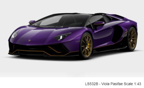 LAMBORGHINI ULTIMAE ROADSTER VIOLA PASIFAE , Purpre