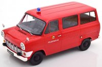 FORD TRANSIT MINIBUS Pompier 1965 - rouge