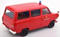 FORD TRANSIT MINIBUS Pompier 1965 - rouge