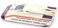MERCEDES BENZ - MERCEDES + FRITZ B. BUSCH - DIESELSTAR - DIESEL SPEED RECORD 253,7 km/h - GERMANY 1975 - BLANC