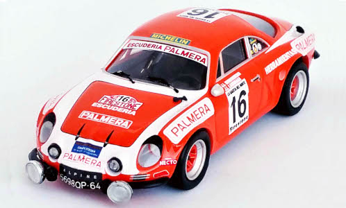 Alpine Renault A110, No.16, Escuderia Palmera, Ral