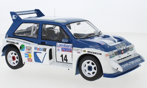 MG Metro 6R4, No.14, RAC Rally, D.Llewellin/P.Shor