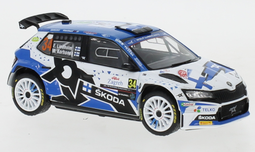 Skoda Fabia Rally 2 EVO, No.34, Rally Croatia, E.L