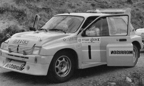 MG Metro 6R4, No.1, Scottish Rally Championship, 1