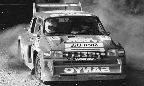 MG Metro 6R4, No.35, RAC Rally, 1986 W.Rutherford/