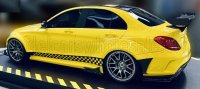 MERCEDES C-CLASS C63S AMG DARWINPRO WIDEBODY 2019 - jaune