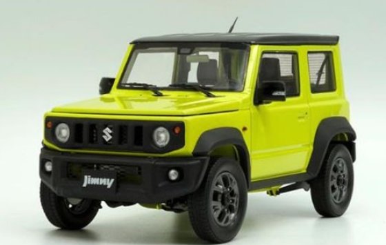 SUZUKI JIMNY SIERRA (JB74)  , kinetisch geel/zwart parelmoer metallic dak