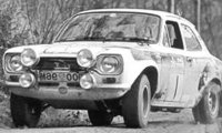 Ford Escort MKI RS 1600, No.1, RAC Rally, New Blue, R.Clark/T.Mason, 1973