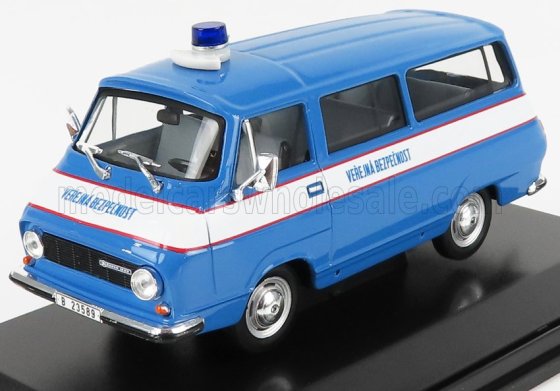 Modèle réduit de Škoda 1203 Minibus Veřejná Bezpečnost 1974 1/43 par Abrex