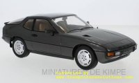 Porsche 924 Turbo 1979 donker grijs metallic.