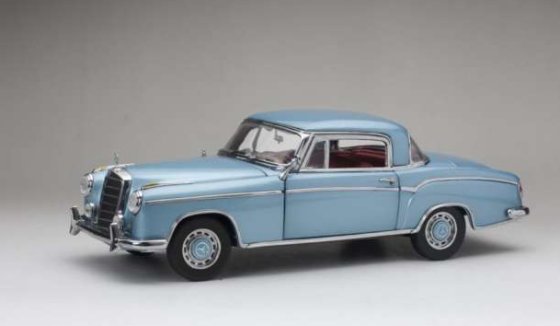 Mercedes 220 SE Coupe (W128), metallic-hell blauw, 1958
