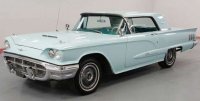 Ford Thunderbird hard top, licht blauw, 1960