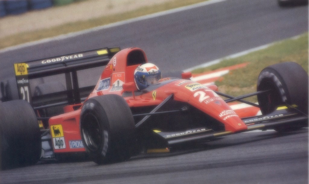 F1 Ferrari 643, french Gp 1991, 2nd Place, with Di